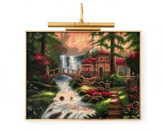 Diamond Art waterfall and cottage scene
Price: $125.00
Condition: Good
Diamond Art waterfall and cottage scene