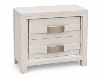 Set of 2 White  2-Drawer Nightstands Price: $300.00