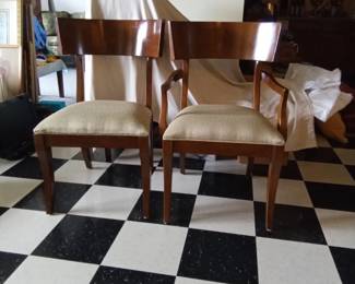 Chairs belonging to Dining room set 