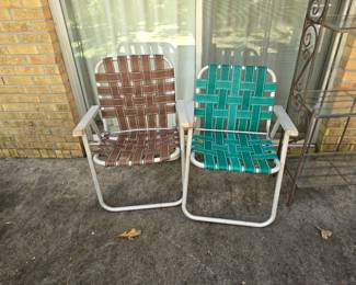 Vintage lawn chairs