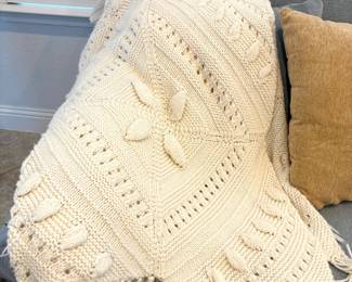 Cable-knit Afghan