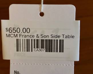 MCM France & Son Side Table