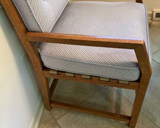 Vintage wooden armchair