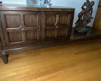 Vintage wooden credenza