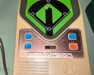 Vintage Mattel electronics baseball handheld game