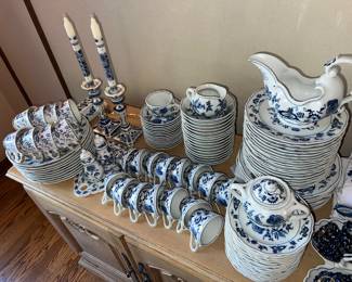 Large collection of Blue Danube fine china dinnerware