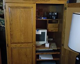 Wooden Entertainment Center