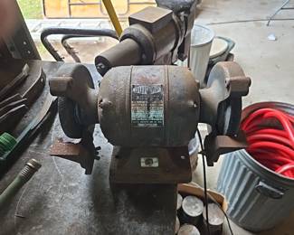Dunlap Bench Grinder - Vintage