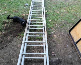 34Ft Extension Ladder Wooden