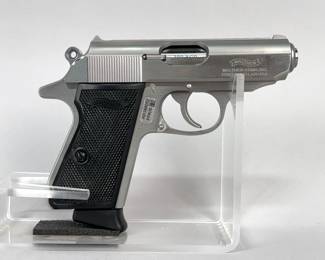 Carl Walther/ Walther Arms PPK/S 9mm Kurz/.380 ACP Pistol SN# AB144052, 2 Total Mags, With Hard Case, In Box