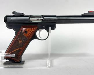 Ruger Mark III Target .22 LR Pistol SN# 270-91655, 2 Total Mags, Rail, In Original Hard Case