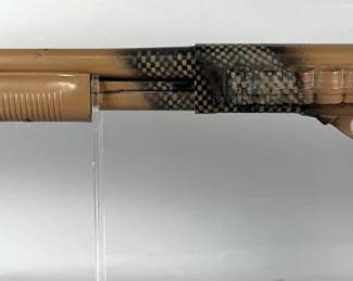 Remington 870 Police Magnum 12 ga Pump Action Shotgun SN# C 584611M, 18" Bbl, For 2-3/4" Or 3" Shells, Pistol Grip, Adjustable Stock, Shell Holder