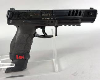 Heckler & Koch/ HKI VP9 Match 9mm x 19 Pistol SN# 275-011465, 4 Total Mags, Backstraps, Spring, In Original Hard Case