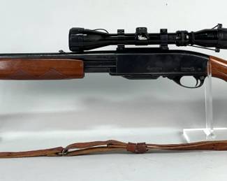 Remington Gamemaster 760 30-06 Sprg Pump Action Rifle SN# 290988, Silver Antler 3-9x40 Scope, Leather Sling, 2 Total Mags