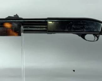 Remington Wingmaster 870 12 ga Pump Action Shotgun SN# T212482V, Tiger Stripe Stock, 20" Bbl