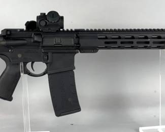 Custombilt Firearms C-15 5.56 Nato Rifle SN# CD-00036, Red Dot Sight, Adjustable Stock, In Hard Case