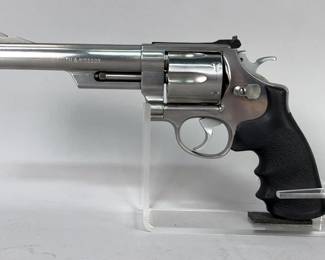 Smith & Wesson 629-1 .44 Mag 6-Shot Revolver SN# AYL3283, 6" Bbl, Hogue Grips, Adjustable Front Sight, In Soft Case