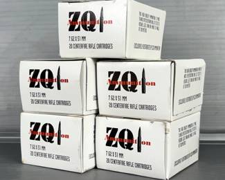 MKE ZQI 7.62x51mm Ammo, Approx 100 Rds, Local Pickup Only