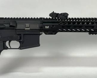 Palmetto State Armory Halloween-15 5.56mm Rifle SN# REAPER4413, Flip Up Sights, Adjustable Stock
