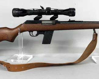 Marlin Model 9 9mm Rifle SN# 10886347, Tasco 4x32 Scope In Holden Mount, Leather Sling
