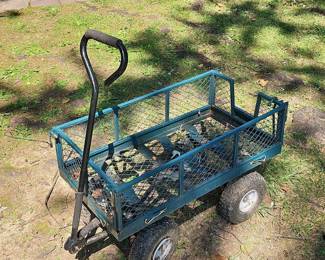 Heavy Duty Garden Utility Cart with Removable Sides