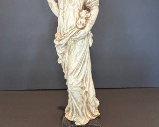 Classical Style Draped Female Figurine