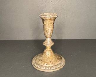 Sterling Silver Weighted Candlestick