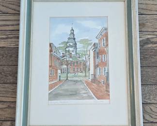 Annapolis Maryland Print by Ellen Jones