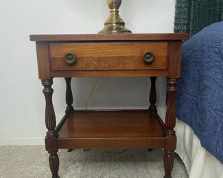 Vintage Wildwood Cherry Side Table
