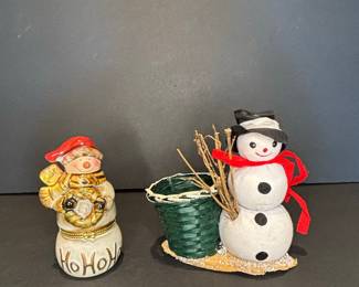 Christmas Snowman Figurines