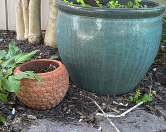 Glazed Ceramic Garden Planter