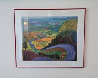 David Hockney 'Garrowby Hill' Offset Lithograph Print
