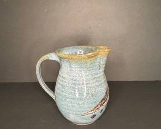 Signed Studio Pottery Creamer Pitcher
