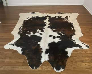 Tricolor Cowhide Area Rug