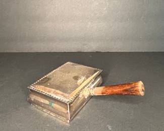 Silver Plate Silent Butler Crumb Catcher