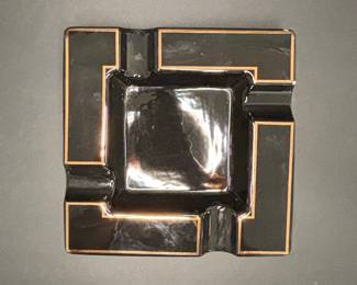 Art Deco Style Ceramic Ashtray