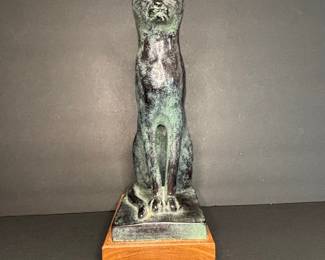 Austin Productions 1965 Egyptian Cat Sculpture