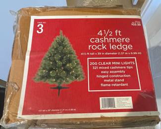 Target Wondershop 4.5 ft Cashmere Rock Ledge Artificial Christmas Tree