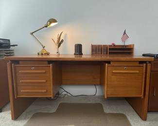 Bent Silberg Mobler Teak Desk and Organizer