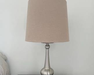 StyleCraft Brushed Steel Table Lamp