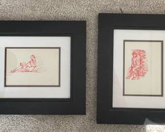Red Ink Figure Studies
