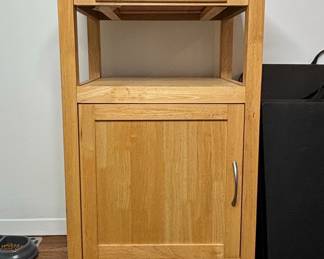 Wood Kitchen Cart with Granite Top
