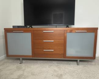 Calligaris Contemporary Sideboard with Frosted Glass Doors