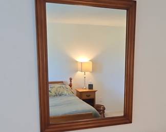 Solid wood Early American Wall Mirror