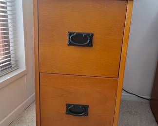 Two-Drawer Mission Style Filing Cabinet