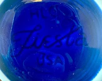 Vintage Fiesta in cobalt blue HLC