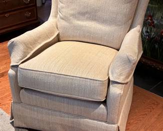Beige swivel and rocker $250.00