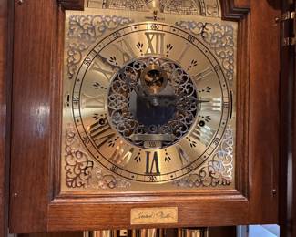 another view of Howard Miller Grandfather Clock