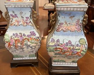 two English canisters $110.00 each