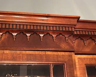 top detail of the china cabinet
